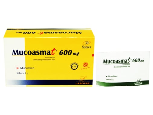 MUCOASMAT 600MG GRANULADO PSO X 30    