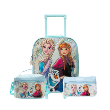 SET MALETA+LONCHERA+CARTUCHERA FROZEN