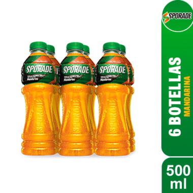 SPORADE Mandarina 500ml Pack 12 Botellas