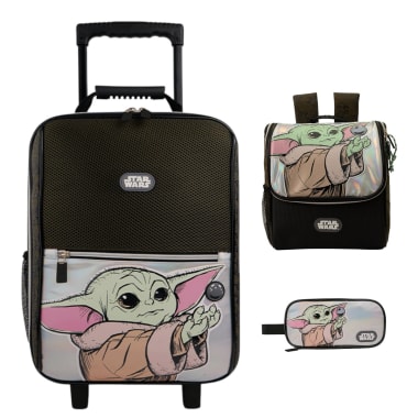 SET MALETA+LONCHERA+CARTUCHERA MANDALORIAN