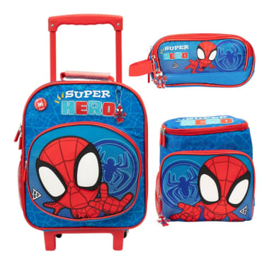 SET MALETA+LONCHERA+CARTUCHERA SPIDEY