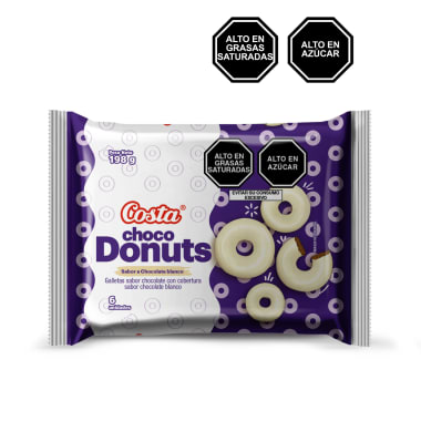 GALLETA CHOCODONUTS BLANCA 14X6X33GR