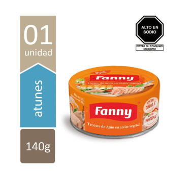 ATUN TROZO ACEIT VEG FANNY 140 GR