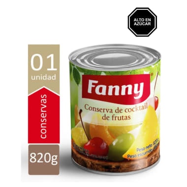 COCKTAIL DE FRUTAS FANNY 820 GR