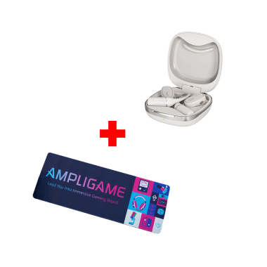 Auriculares Fifine C6 Inalámbrico WHITE + Mouse Pad Fifine 