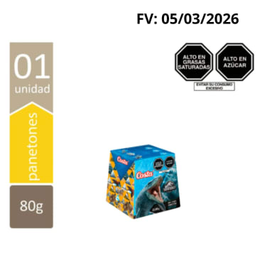 PANETON MINI COSTA JURASSIC CAJA 80G