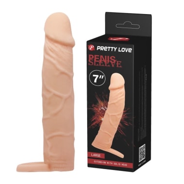 PENIS SLEEVE LARGE BEIGE