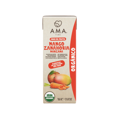 Jugo manzana mango zanahoria 200 cc Marca Ama