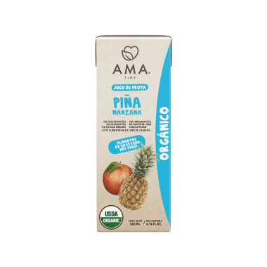 Jugo manzana piña 200 cc Marca Ama