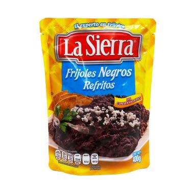 Frijoles La Sierra Negros Refritos 400 g