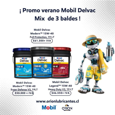 Mobil Delvac Modern 15W-40 Full Prot, 19 LT (ex Mobil Delvac 1300)