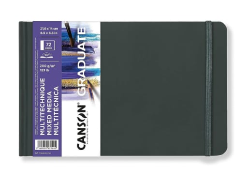 Artbook - Canson - Mix Media Pai. - 72P. - 200 GSM - 21.6x14cm (A5)