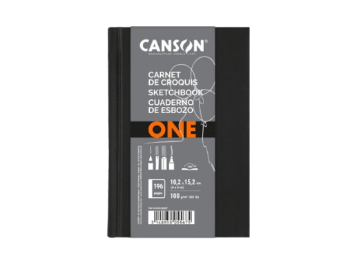 Artbook - Canson - One - 196P. - 100 GSM - 10.2x15.2cm (A6)