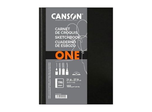 Artbook - Canson - One - 196P. - 100 GSM - 21.6x27.9cm (A4)