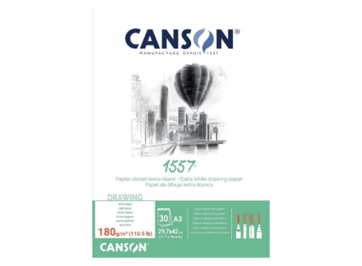 Bloc - Canson - 1557 - 30H. - 180 GSM - A3
