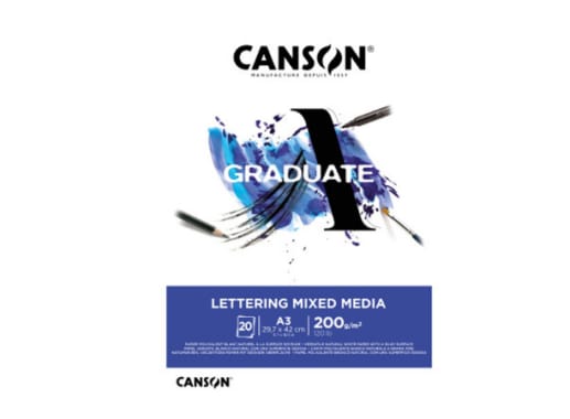 Bloc - Canson - Graduate - 20H. - 200 GSM - A3