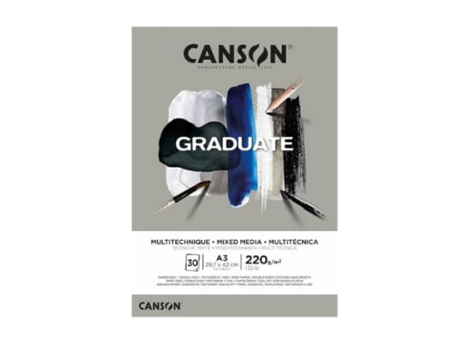 Bloc - Canson - Graduate - 30H. - 220 GSM - A3