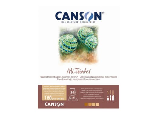 Bloc - Canson - Mi Teintes - 20H. - 160 GSM - 32x42cm