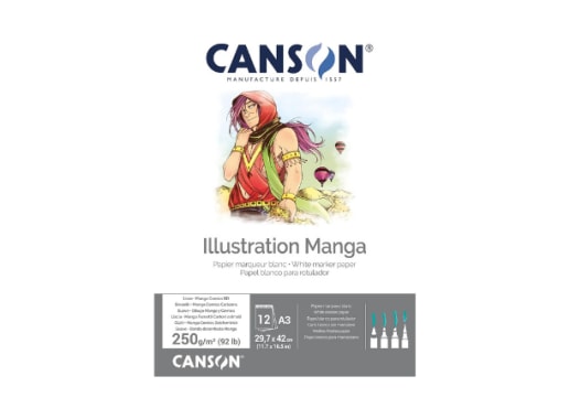 Bloc - Canson - Illustration - 12H. - 250 GSM - A3