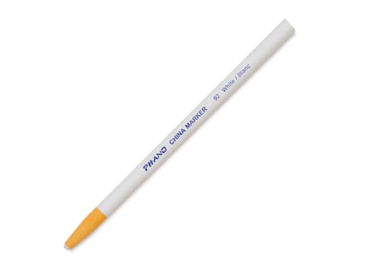 Lápiz de cera - Dixon - Phano - Blanco