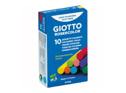 Caja - Giotto Robercolor - Tizas Coloridas - 10 Und.