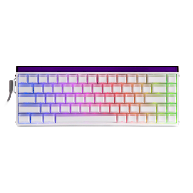 Teclado Aula HERO68HE RGB Cableado Ingles WHITE LIGHT HOUSE - JADE MAGNETIC SWITCH