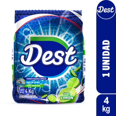 Detergente Dest limón 4 Kg
