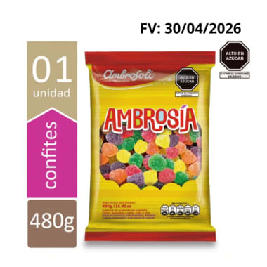 GOMAS AMBROSIA BOLSA 480 GR