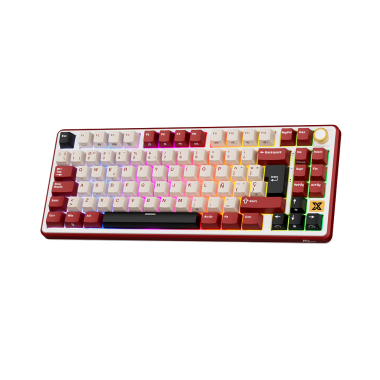 Teclado Royal Kludge RK X87 Cableado RED - CREAMY  SWITCH