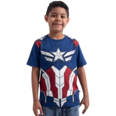 POLO MODA CAPITAN AMERICA TALLA 10