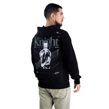 POLERA MODA BATMAN NEGRO FRENCH TERRY HOMBRE