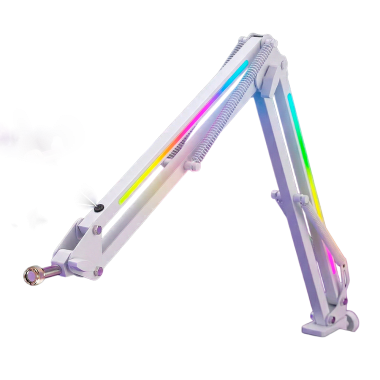 Brazo para Micrófono Fifine BM38 RGB WHITE