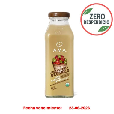 ZERO DESPERDICIO - Jugo manzana kiwi organico 300 cc Marca Ama
