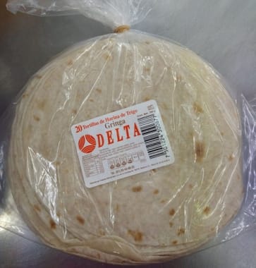 Tortilla de Harina Gringa Bolsa c/20 piezas