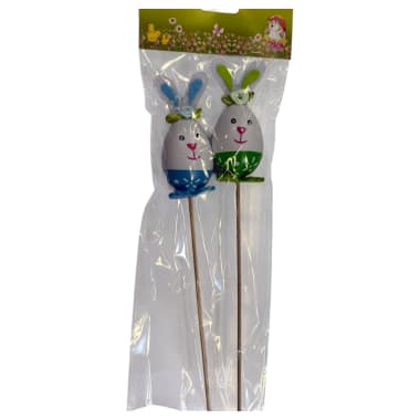 Set estaca conejo 2 pzs
