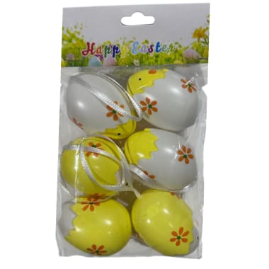 Huevos Pascua pato 6 pzs