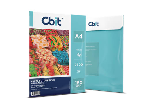 PAQ. 20H. 180GSM (ALUMINIO) PAPEL FOTO A4 GLOSSY