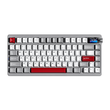 Teclado Aula NOVA75 Inalámbrico Inglés GREY/WHITE/RED- CARAMEL LATTE SWITCH