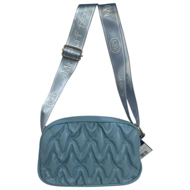 Bolsa bandolera rugosa