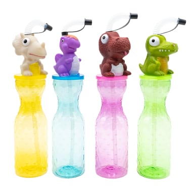 Botella p/agua dino 500 ml