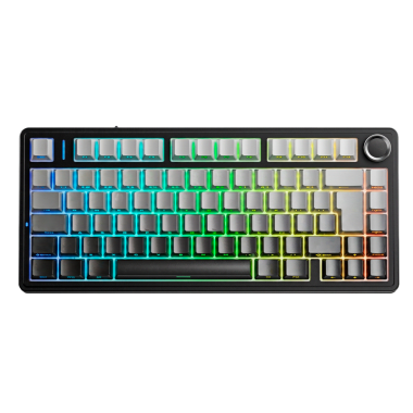 Teclado Aula F75 RGB Inalambrico Español BLACK DEGRADED - REAPER SWITCH
