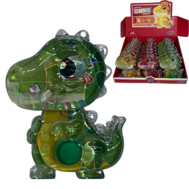 Juego de agua forma dinosaurio