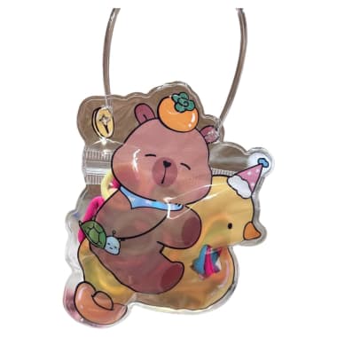 Estuche capibara ligas p/cabello