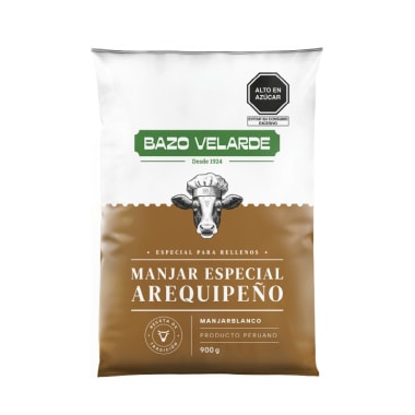 Manjar especial arequipeño bv bolsa 900g