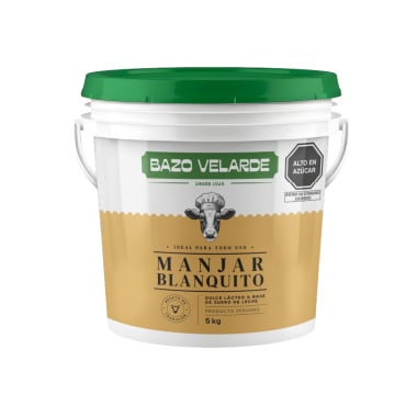 Manjar blanquito bazo velarde balde 5kg