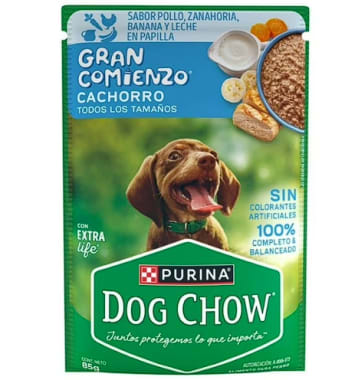 Alimento Dog Chow Cachorro Pollo 85 Gr Pouch  