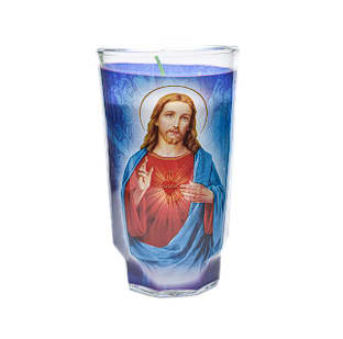 Veladora Michelada Sagrado Corazon De Jesus