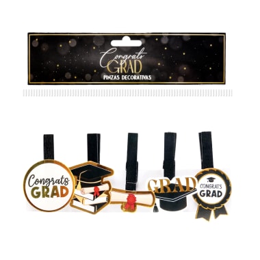 Pinzas decorativas graduación