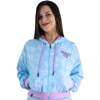 CASACA CORTAVIENTO LILO Y STITCH MUJER SUBLIMADO