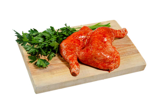 Pierna Y Muslo De Pollo Achiotada 500g